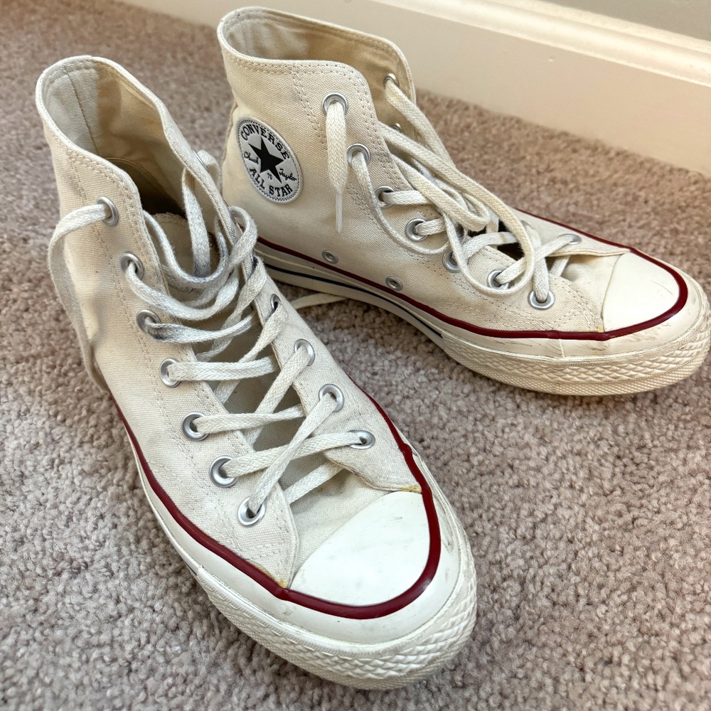 Off White Converse Chuck Taylor '70s Sneakers